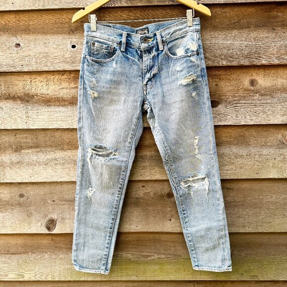 Moussy Vintage Distressed Cropped sz 26 - Picture 1 of 16